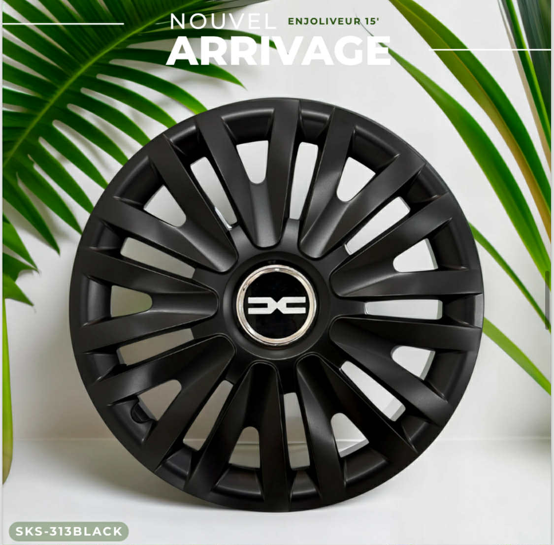 Enjoliveurs SJS Black Mate 15'' 313