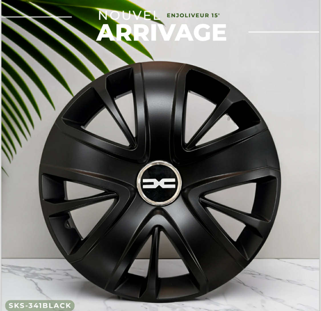 Enjoliveurs SJS Black Mate 15'' 341