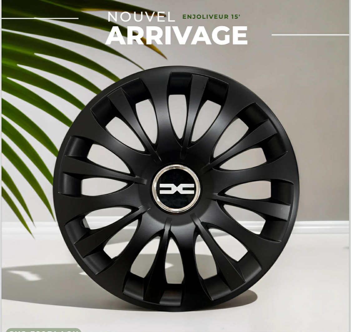 Enjoliveurs SJS Black Mate 301