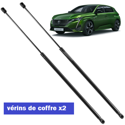 Vérins de coffre Peugeot 308