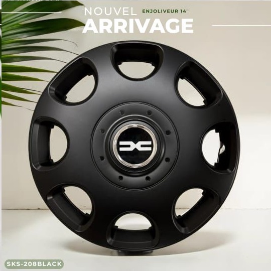 Enjoliveurs SJS Black Mate 208