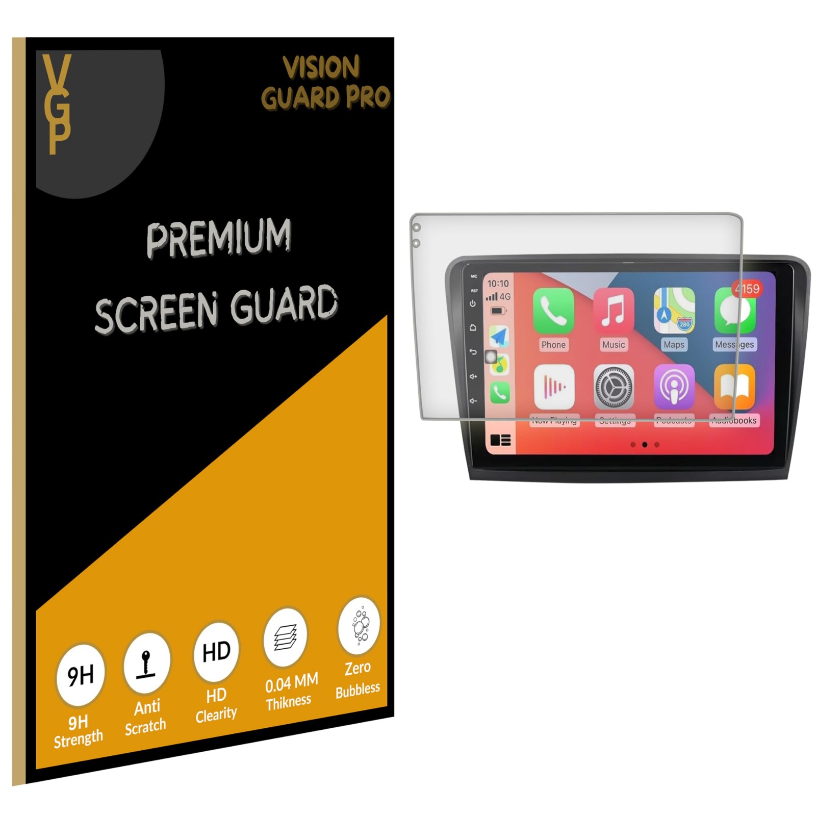Verre Trempé de Protection pour Écran 10''