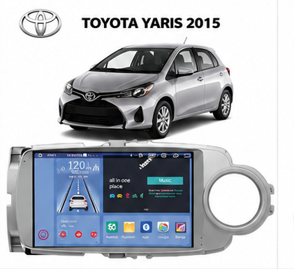 Poste Radio Android sur mesure pour Toyota Yaris (2015+)