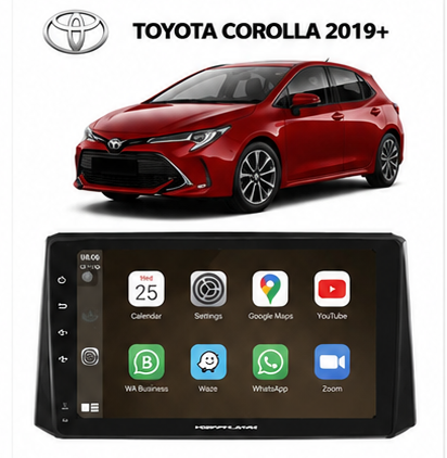 Poste Radio Android sur mesure pour Toyota Corolla (2019+)