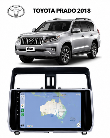 Poste Radio Android sur mesure pour Toyota Land Cruiser Prado (2018+)