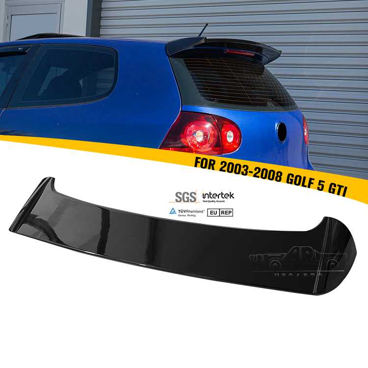 Becquet arrière en ABS sur mesure pour Volkswagen Golf 5 (2004-2009)
