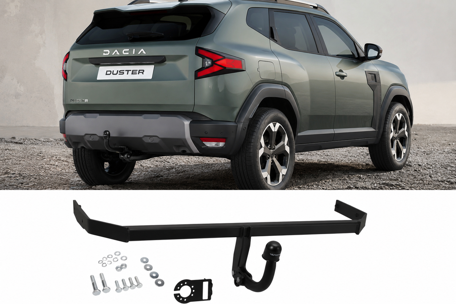 Attelage de remorque fixe pour Dacia Duster III