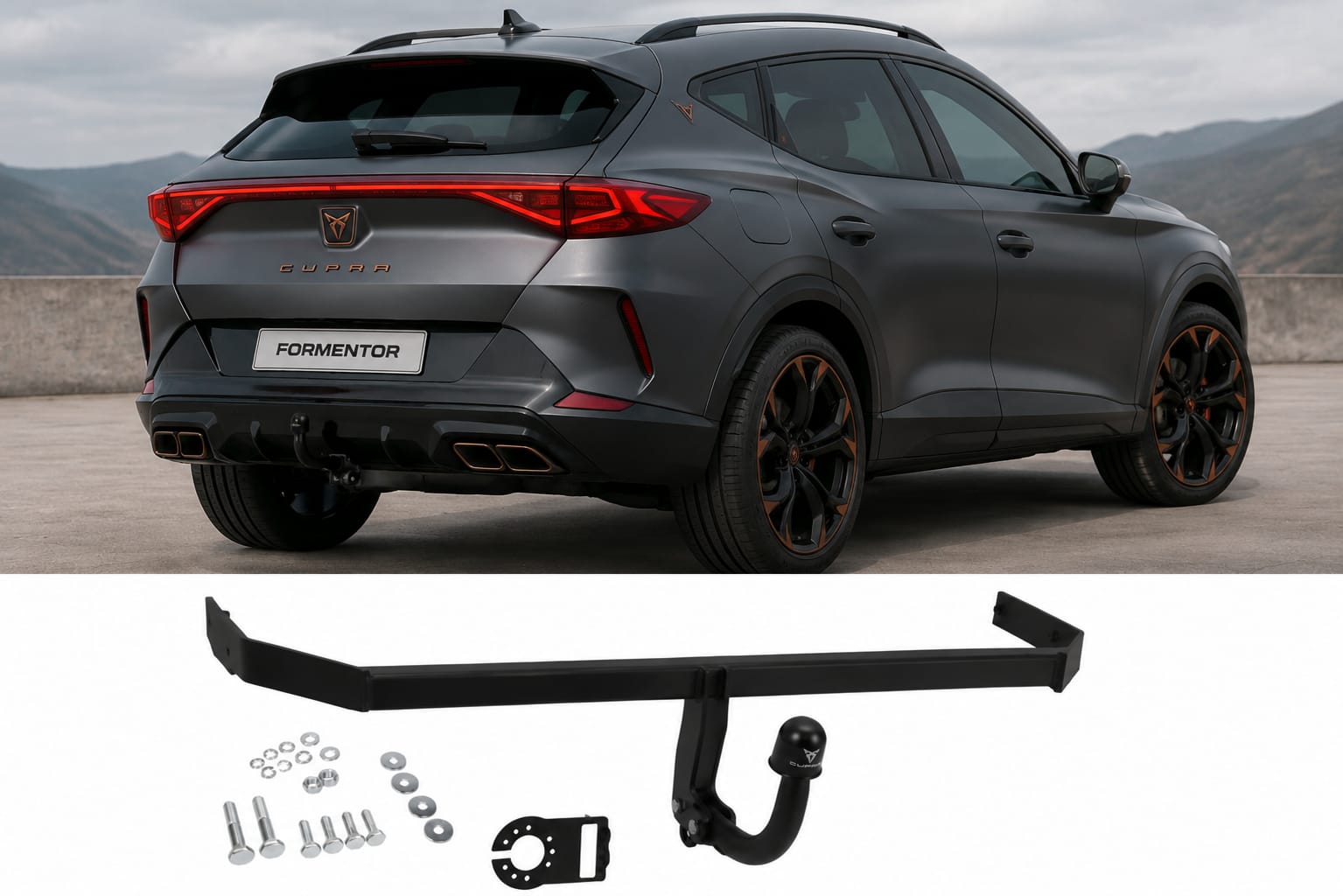 Attelage de remorque fixe pour Cupra Formentor 2020-2024