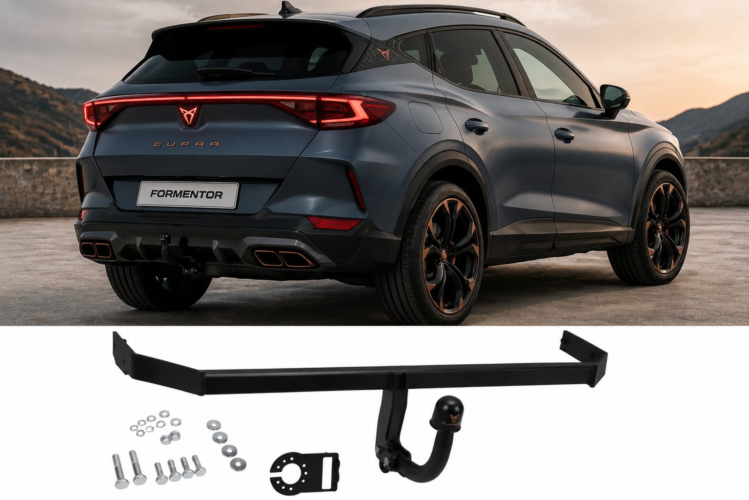 Attelage de remorque fixe pour Cupra Formentor 2024