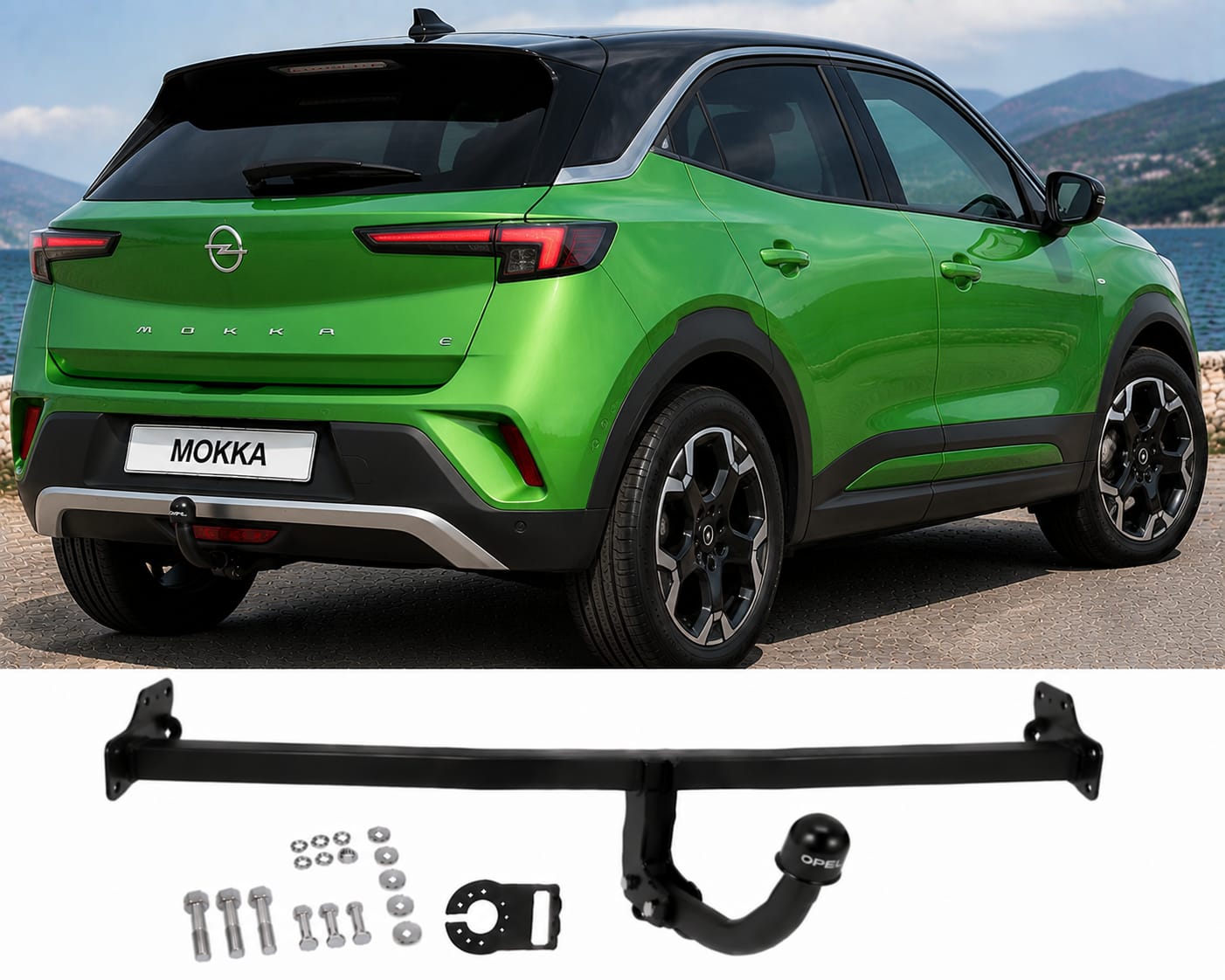 Attelage de remorque fixe pour Opel Mokka 2020+