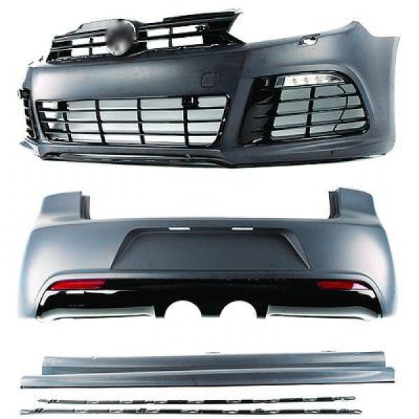 Kit Carrosserie Complet Look R20 avec DRL pour Volkswagen Golf 6 (2008–2012)