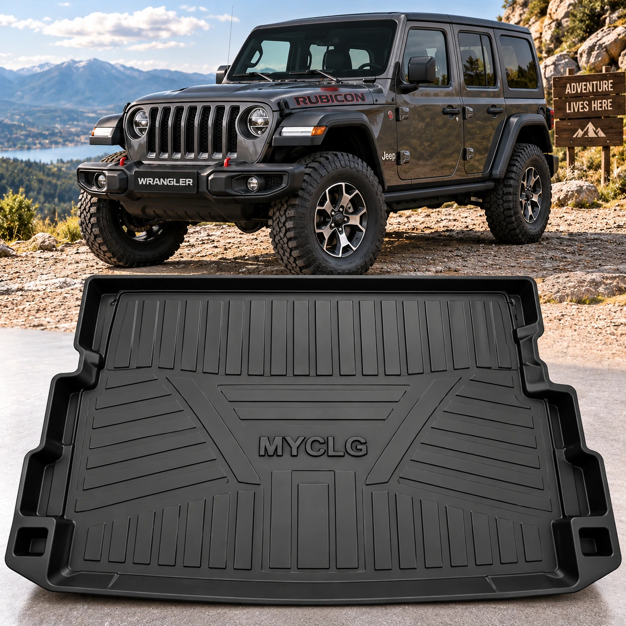 Tapis de Coffre Jeep Wrangler Rubicon 2018+