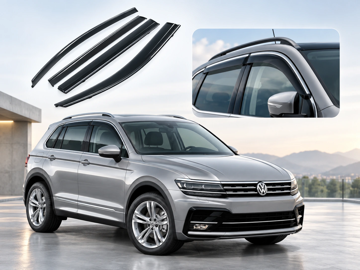 Déflecteurs d’Air Volkswagen Tiguan 2010-2016