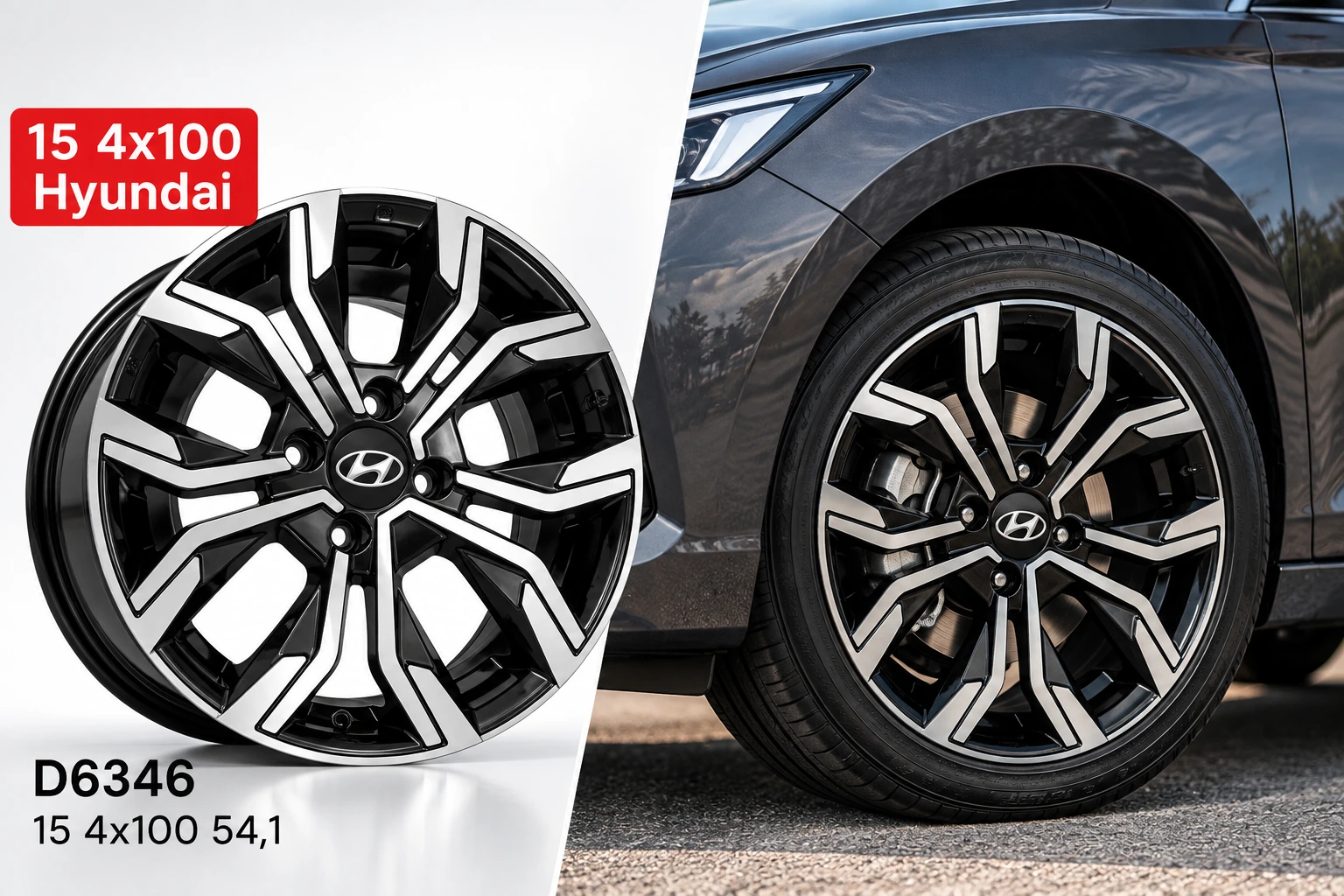 Jantes 15 Pouces 4x100 Hyundai & Kia